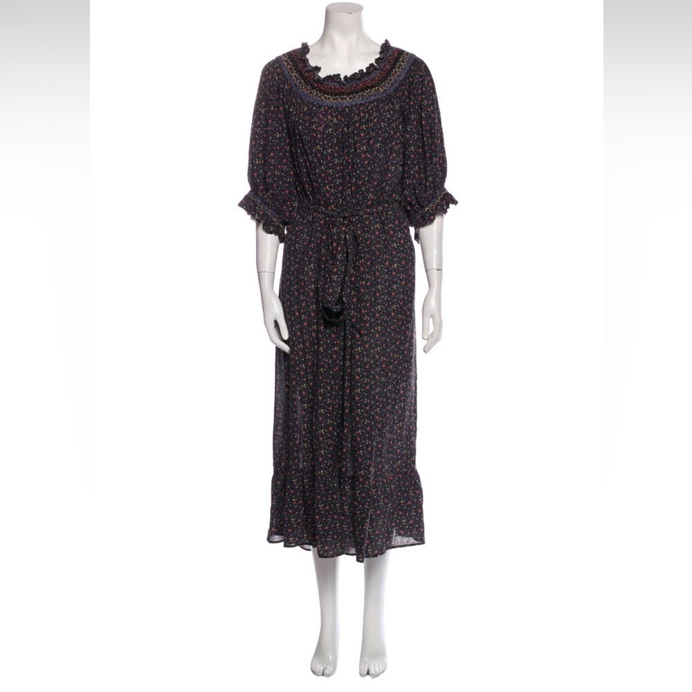 Doen | Black Floral Dress